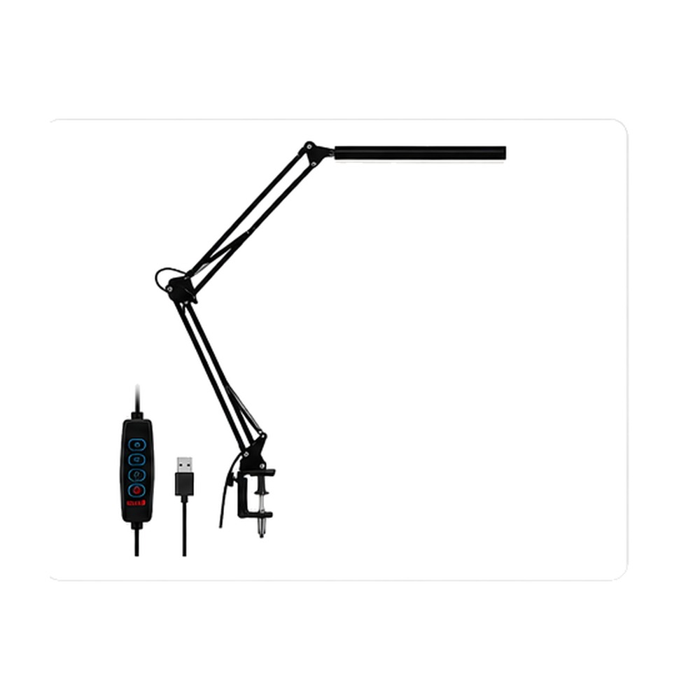 Dyazo overhead long arm LED desk lamp